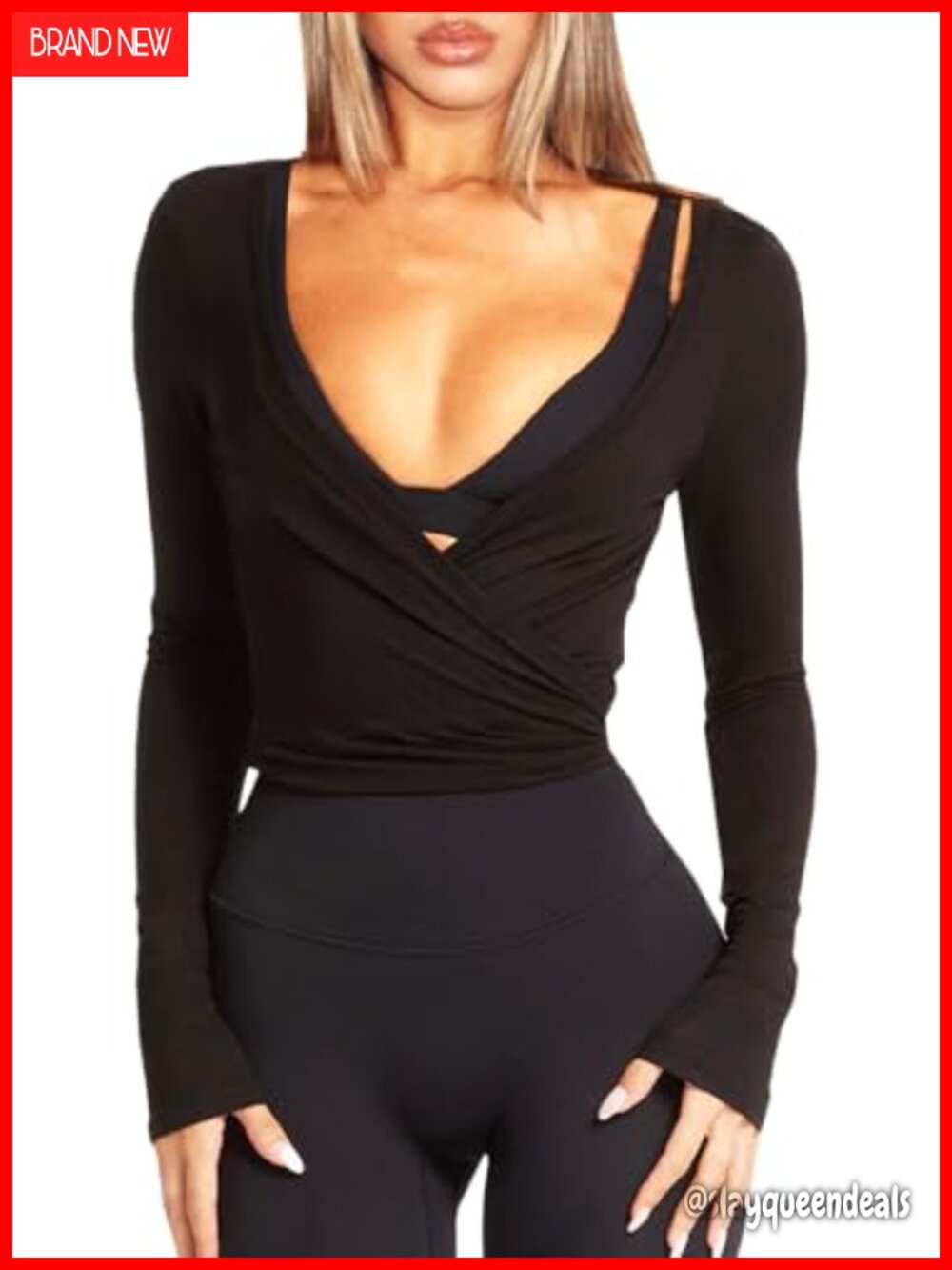 Women's Long Sleeve Tie Wrap Cardigan - Lightweight Cropped Sweater